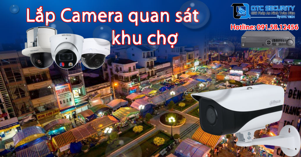 Lắp Camera quan sát khu chợ_qtctech