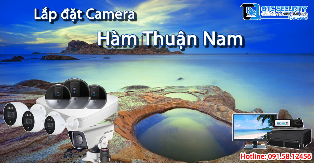 Lắp đặt camera tại Hàm Thuận Nam_qtctech